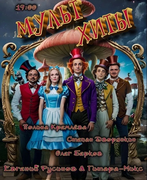 Концерт Гитара-Микс, Степан Дворянкин, Олег Берков и Полина Кремлёва "Мульт-хиты"