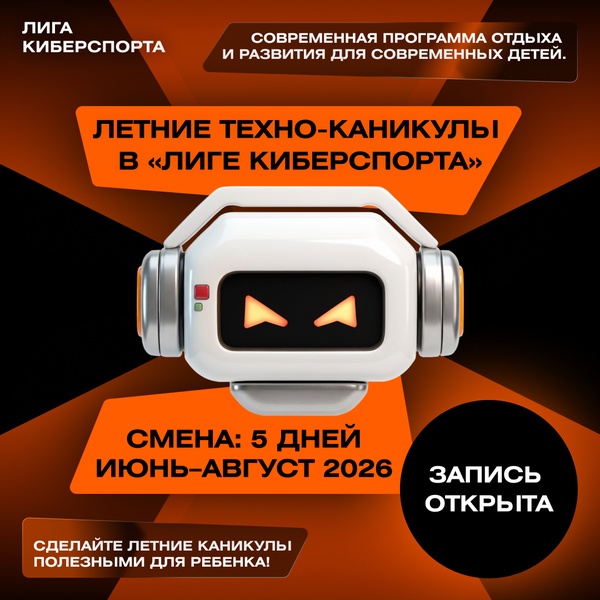 Летние техно-каникулы в «Лиге Киберспорта»