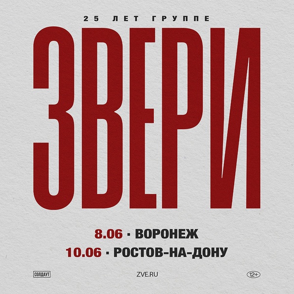 Концерт группы «Звери»
