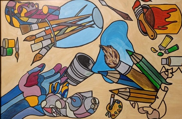 Интеллектуальная игра «Мир красок и карандашей»