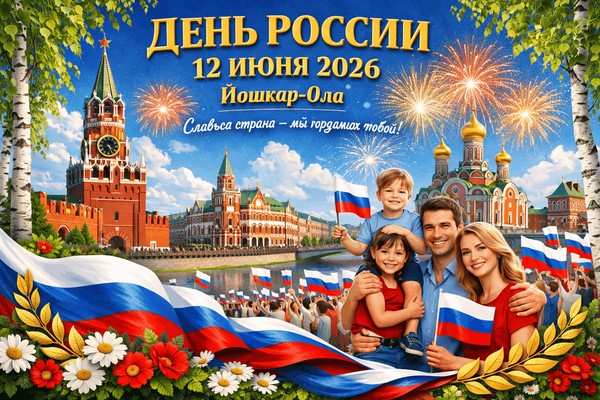 День России в Йошкар-Оле: праздничная программа «Славься страна – мы гордимся тобой!»