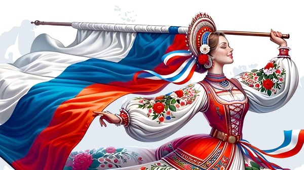 Россия в ситцевом платье