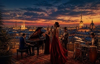 Концерт на крыше. Огненный Latina Jazz. Музыка латинской Америки