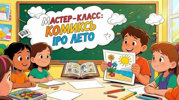 Мастер-класс «Комиксы про лето» — создание короткой графической истории