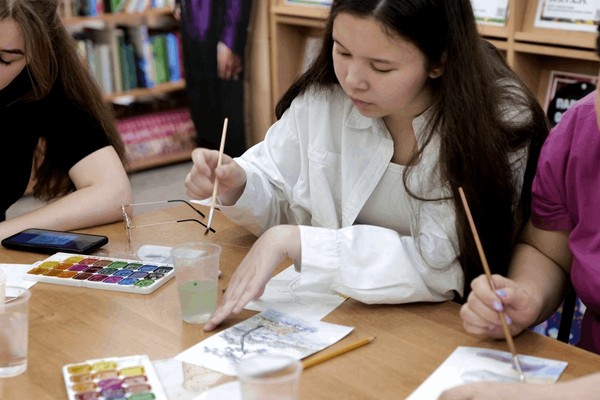 Занятие «Деревенский пейзаж»