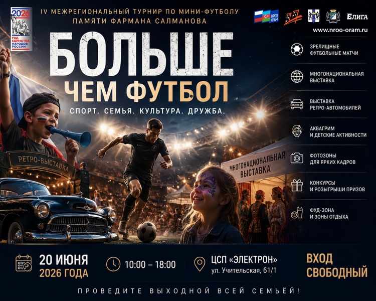 Спортивный фестиваль - Турнир по мини-футболу памяти Фармана Самланова