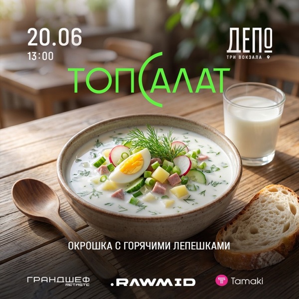 Летний мастер‑класс по окрошке