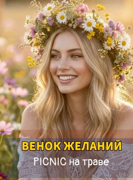 Пикник на траве «Венок желаний»