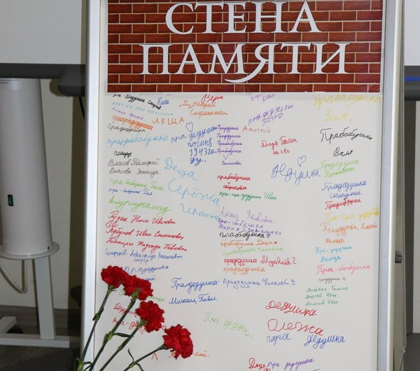 Гражданско-патриотическая акция «Стена памяти»