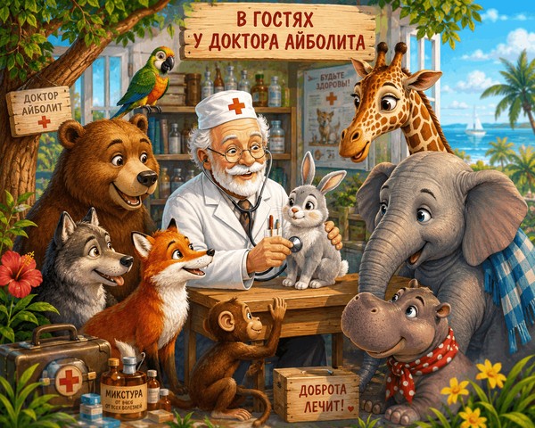 Внутришкольный конкурс в гостях у доктора Айболита