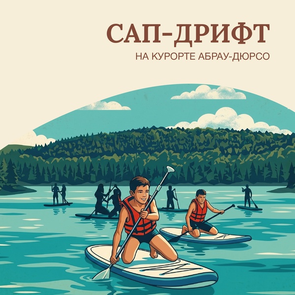 Сап-Дрифт на курорте Абрау-Дюрсо
