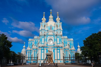 Обзорная экскурсия по Санкт-Петербургу с посещением смотровой площадки Смольного собора