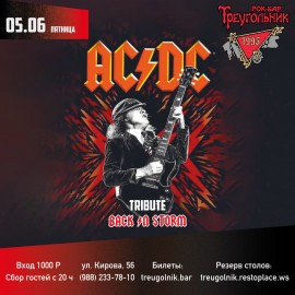 «AC/DC» tribute. Back in storm