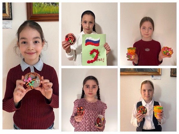 Открытый урок ко Дню Победы «Поделки из пластилина»