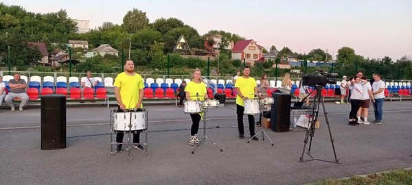 Концертная программа барабанной шоу группы «Драйв» на церемонии открытия Доски почета АО «ОЭМК им. А.А. Угарова»