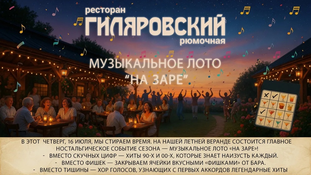 Музыкальное лото "На Заре"