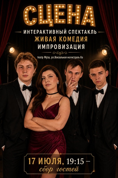 Сцена! Интерактивный спектакль от Театра Комедийной импровизации «Им так проще»