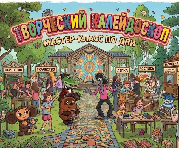 Мастер-класс по ДПТ «Творческий калейдоскоп»