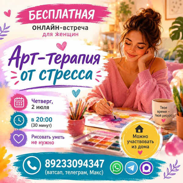 Арт-терапия от стресса