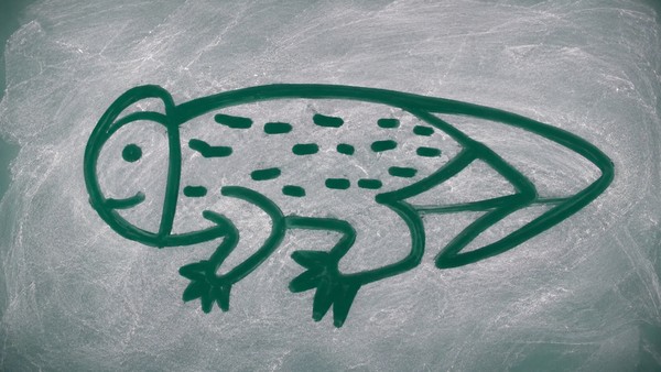 Ожившие легенды: меловая анимация о Байкале, Ангаре и Енисее