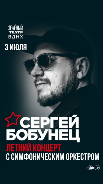 Концерт Сергея Бобунца