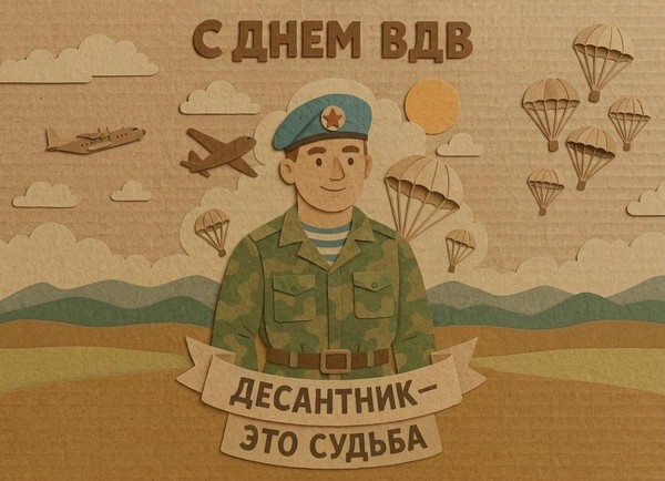 Интерактивно-концертная программа «Мы в тельняшках», посвященная Дню ВДВ