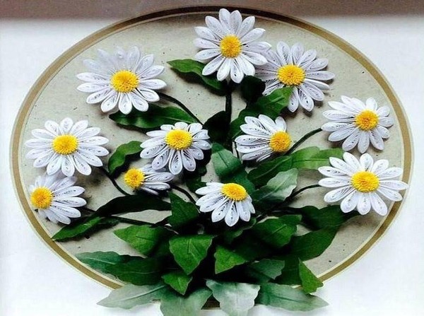 Мастер-класс «Ромашка на счастье»