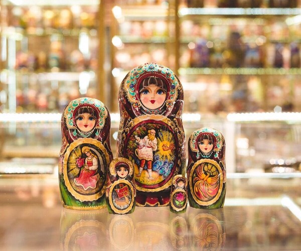 Экспозиция Музея матрёшки