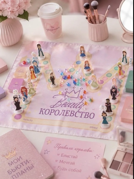 Интерактивная бьюти-встреча для девочек 14–15 лет 👑 Игра про макияж «Бьюти-королевство»