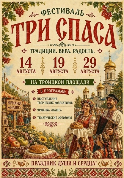 Праздник «Три Спаса»