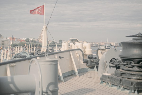 Пленэр на палубе ледокола «Красин»