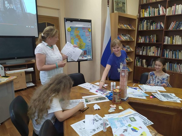 Летний языковой лагерь в библиотеке