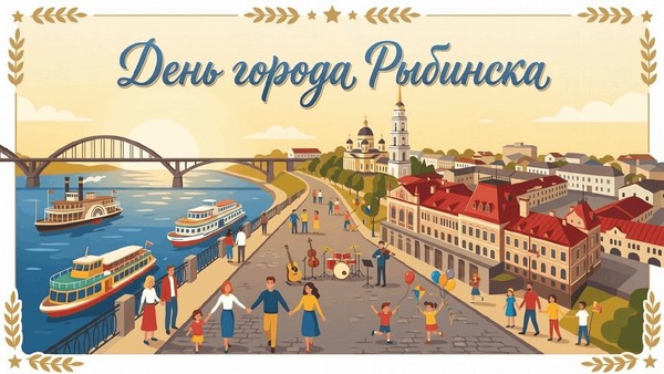 Поздравительный час «С Днём города, Рыбинск»