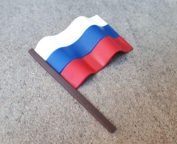 Мастер-класс по лепке из полимерной глины Брошь «Символ России»