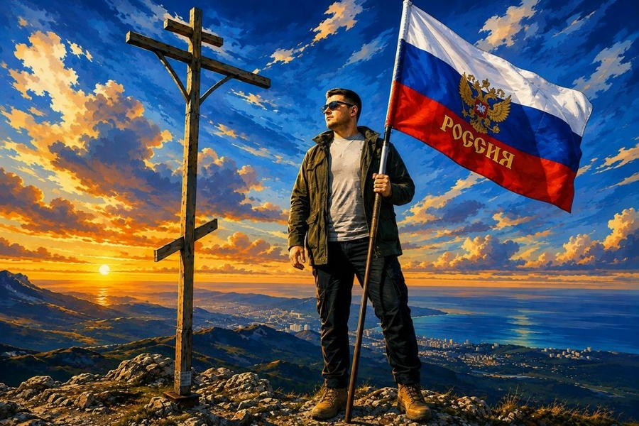 Восхождение в честь Дня Флага России