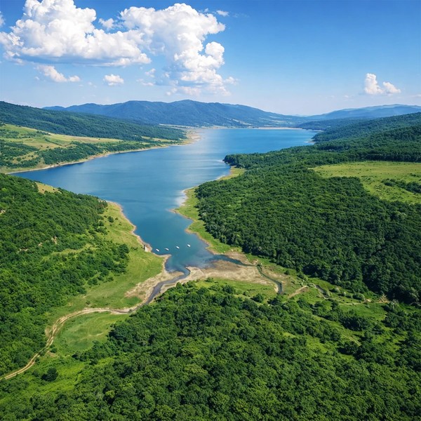 На водохранилище Сиони — из Тбилиси