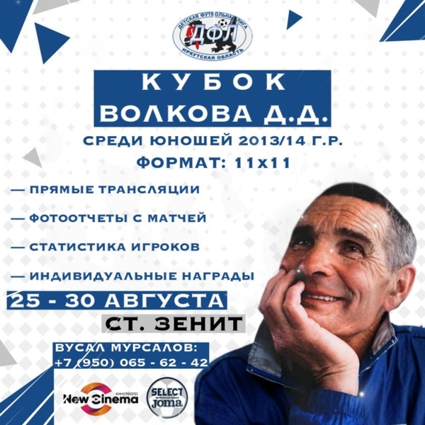 Кубок Волкова Д.Д. среди футболистов 2013-2014 г.р.