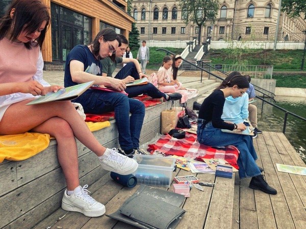 Пленэр на «Черном озере»