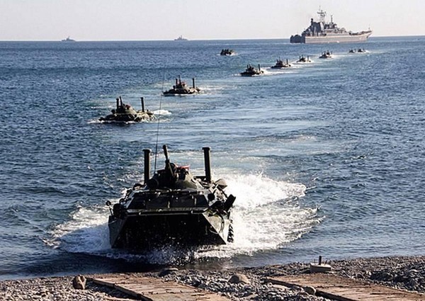 Тематическая беседа «Морская пехота на учениях Океан»