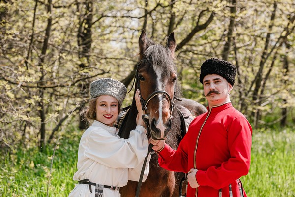 Кубанские Казаки на ярмарке