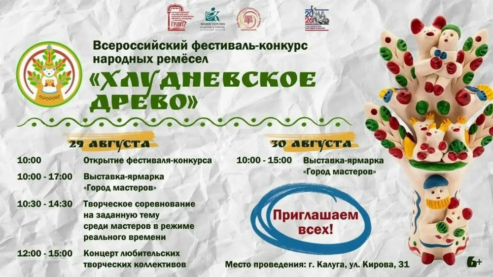 VI Всероссийский фестиваль-конкурс народного ремесла «Хлудневское древо»