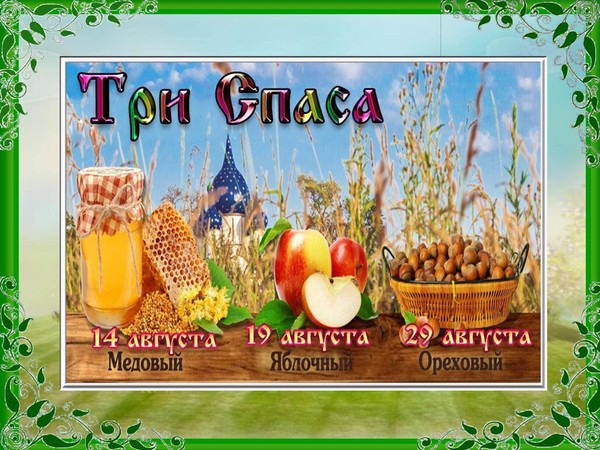 «Спас медовый, яблочный, ореховый»