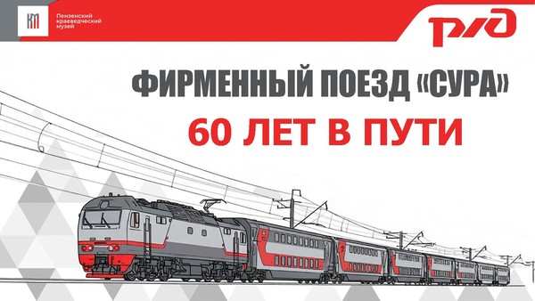 Выставка «Фирменный поезд «Сура». 60 лет в пути»