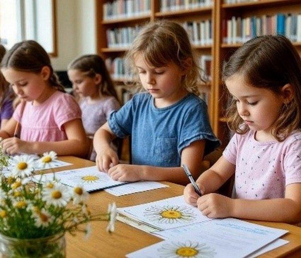Беседа + творческая мастерская «Ромашка – цветок любви и верности»