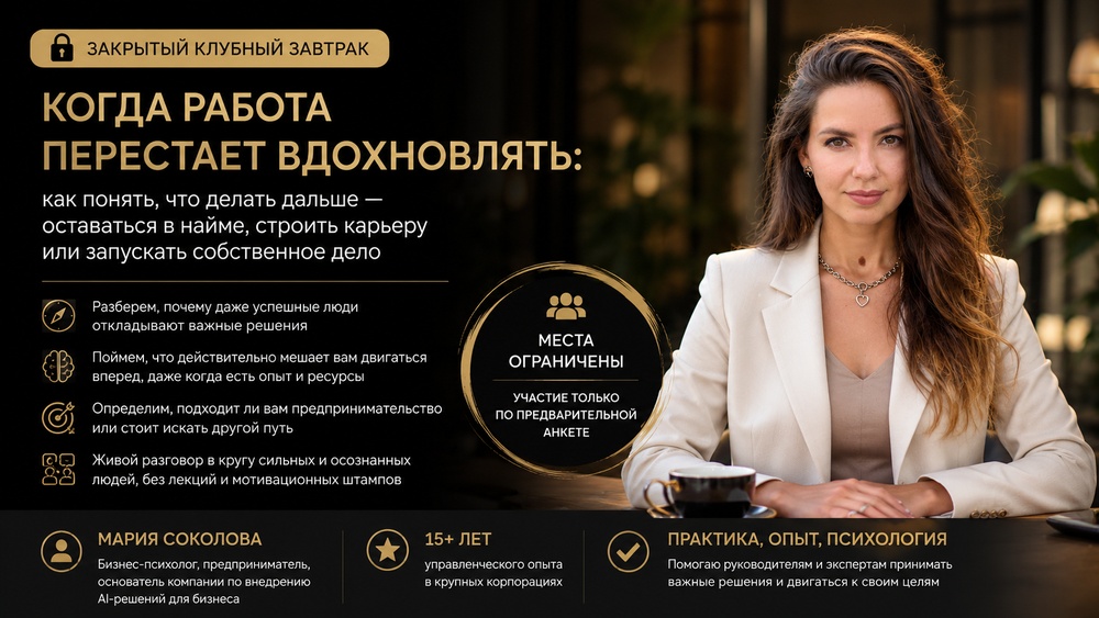 Закрытый клубный завтрак
