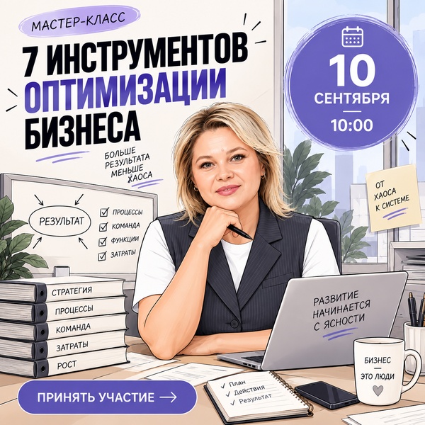 Мастер-класс "7 инструментов оптимизации"