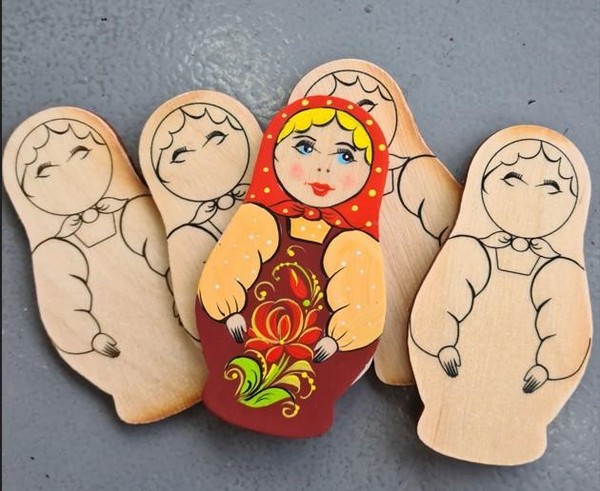 Мастер-класс по росписи матрешек