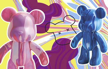 Роспись мишек Bearbrick