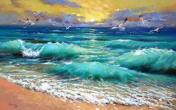 Мастер-класс «Морской пейзаж»