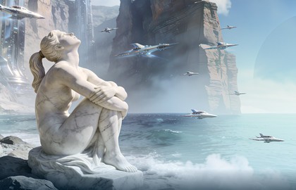 Космический ветер, или Мраморная девочка